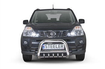 Bullbar i rustfri stål - til Nissan X-Trail Årgang 2010-2014